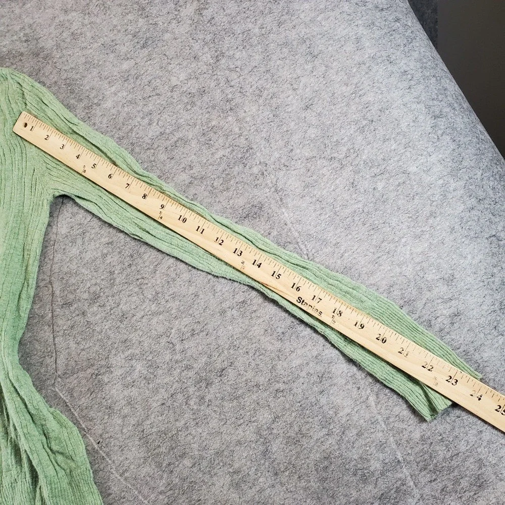 Aeropostale Shirt Womens Large Green Henley Babydoll Top Y2K Vintage V Neck